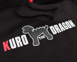 KURO THE DRAGONロゴパーカーBLACK